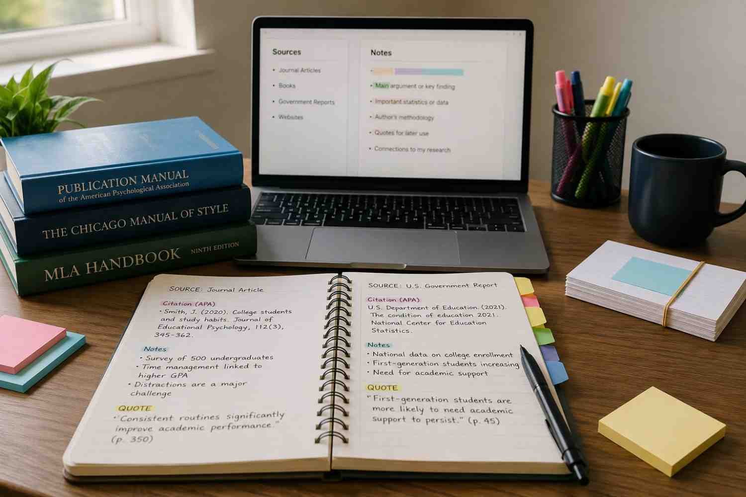 Take Notes That Help During Writing