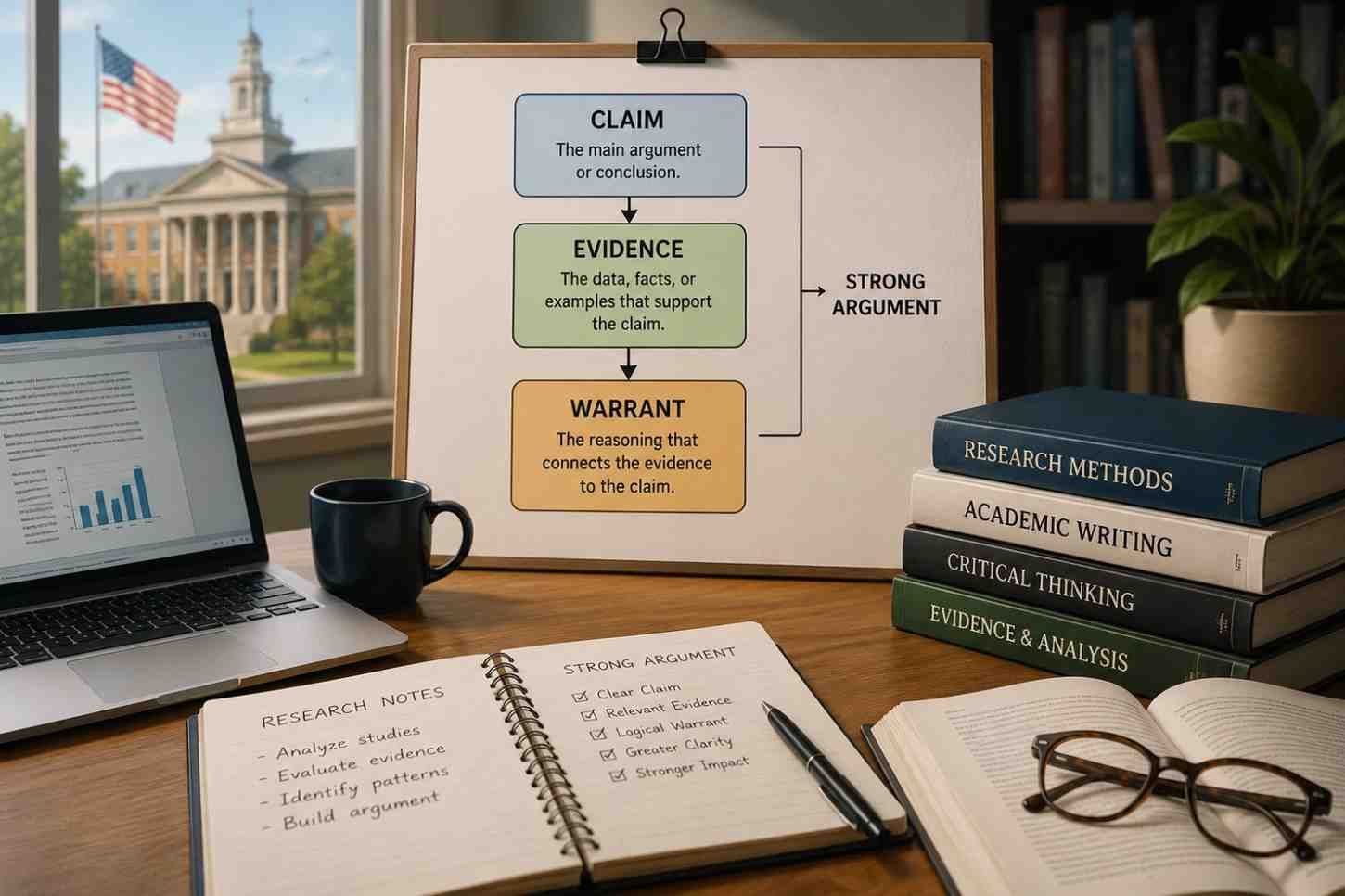 The Claim, Evidence, and Warrant Structure Improves Clarity